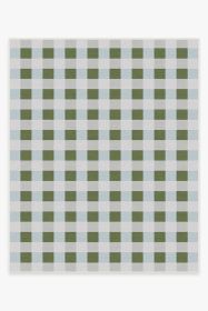 The Home Edit Sutton Moss Green &amp; Blue Tufted Rug (size: 8'x10')