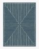 Jonathan Adler Inkdrop Lapis Blue Tufted Rug