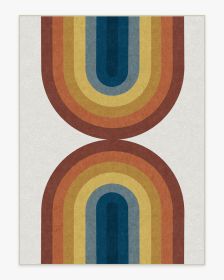 Absida Rainbow Tufted Rug (size: 9'x12')