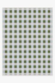 The Home Edit Sutton Moss Green &amp; Blue Tufted Rug (size: 9'x12')