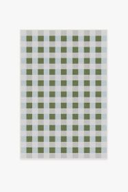 The Home Edit Sutton Moss Green &amp; Blue Tufted Rug (size: 4'x6')