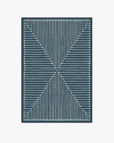 Jonathan Adler Inkdrop Lapis Blue Tufted Rug (size: 4'x6')