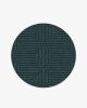 Jonathan Adler Labyrinth Navy &amp; Teal Tufted Rug
