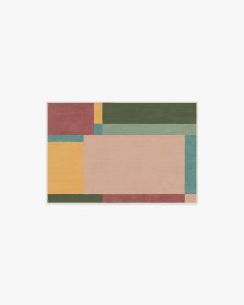 Quinn Tufted Rug in PANTONEâ„¢ Golden Apricot (size: 2'x3')