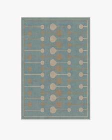 Jonathan Adler Droplet Blue Tufted Rug (size: 4'x6')