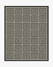 Jonathan Adler Greek Key Black &amp; Ivory Tufted Rug (size: 8'x10')