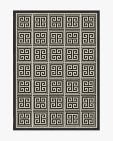 Jonathan Adler Greek Key Black &amp; Ivory Tufted Rug (size: 5'x7')