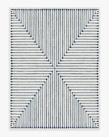 Jonathan Adler Inkdrop Slate Blue Tufted Rug (size: 9'x12')