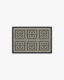Jonathan Adler Greek Key Black &amp; Ivory Tufted Rug (size: 2'x3')