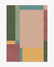 Quinn Tufted Rug in PANTONEâ„¢ Golden Apricot (size: 5'x7')