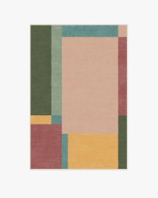 Quinn Tufted Rug in PANTONEâ„¢ Golden Apricot (size: 4'x6')