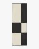 Coen Check Black &amp; Ivory Tufted Rug
