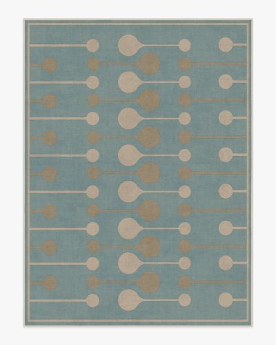 Jonathan Adler Droplet Blue Tufted Rug