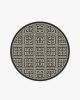 Jonathan Adler Greek Key Black &amp; Ivory Tufted Rug