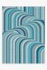 Jonathan Adler Waterfall Ocean Blue Rug