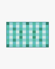 Outdoor Picnic Plaid Rug in PANTONEâ„¢ Neptune Green (size: 3'x5')