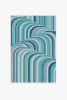 Jonathan Adler Waterfall Ocean Blue Rug