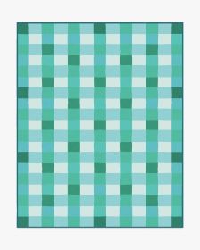 Outdoor Picnic Plaid Rug in PANTONEâ„¢ Neptune Green (size: 8'x10')