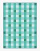 Outdoor Picnic Plaid Rug in PANTONEâ„¢ Neptune Green