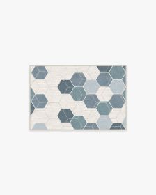 Prisma Slate Blue Rug (size: 2'x3')