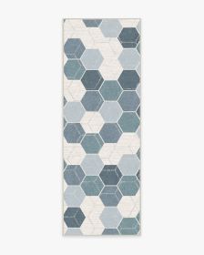 Prisma Slate Blue Rug (size: 2.5'x8')