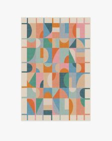 Jennie Multicolor Rug (size: 4'x6')