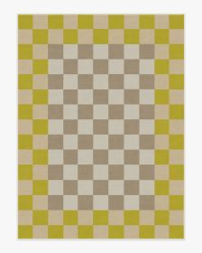 Jonathan Adler Checker Border Chartreuse Rug (size: 9'x12')