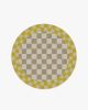 Jonathan Adler Checker Border Chartreuse Rug