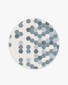 Prisma Slate Blue Rug (size: 5' Round)