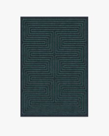 Jonathan Adler Labyrinth Navy &amp; Teal Rug (size: 4'x6')