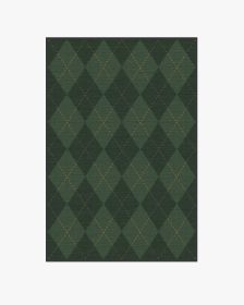 Oliver Argyle Forest Green Rug (size: 4'x6')