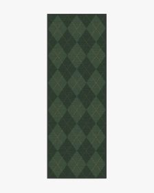 Oliver Argyle Forest Green Rug (size: 2.5'x8')