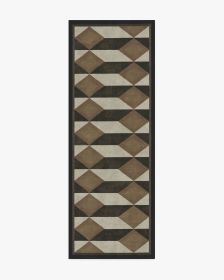 Martyn Lawrence Bullard Oak Black &amp; Camel Tufted Rug (size: 2.5'x8')