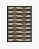 Martyn Lawrence Bullard Oak Black &amp; Camel Tufted Rug