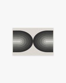 Absida Greyscale Rug (size: 2'x3')