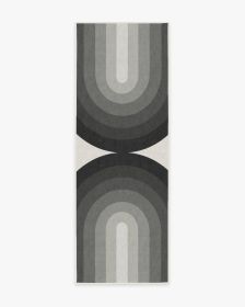 Absida Greyscale Rug (size: 2.5'x8')