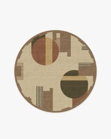 Architectural Digest Maha Natural Clay Rug (size: 5' Round)