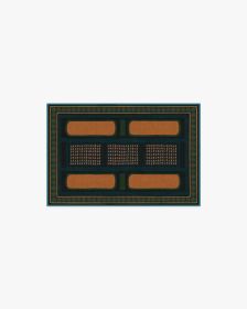 Architectural Digest Nerissa Teal &amp; Gold Rug (size: 2'x3')