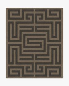 Maze Grey Taupe Rug (size: 8'x10')