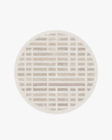 Laine Ivory &amp; Natural Rug (size: 5' Round)