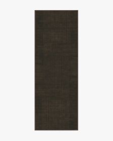The Hiltons Bel Air Dark Chocolate Rug (size: 2.5'x8')