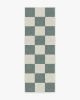 Jaque Checkered Slate Green Rug