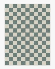 Jaque Checkered Slate Green Rug (size: 9'x12')