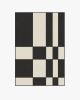 Coen Check Black &amp; Ivory Rug