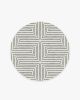 Jonathan Adler Labyrinth Black &amp; Ivory Rug