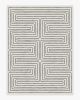 Jonathan Adler Labyrinth Black &amp; Ivory Rug