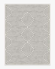Jonathan Adler Labyrinth Black &amp; Ivory Rug (size: 9'x12')