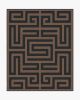 Maze Navy &amp; Natural Rug
