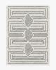 Jonathan Adler Labyrinth Black &amp; Ivory Rug