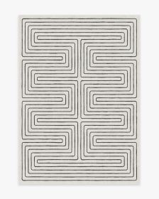 Jonathan Adler Labyrinth Black &amp; Ivory Rug (size: 5'x7')
